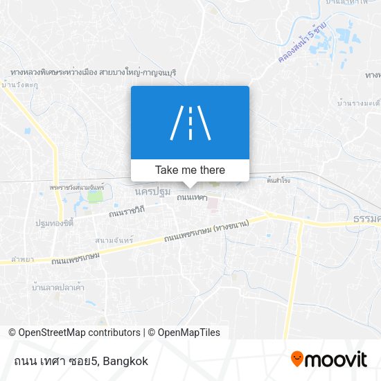ถนน เทศา ซอย5 map