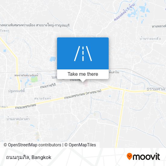 ถนนกุมภิล map