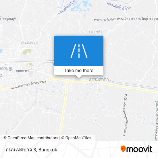 ถนนเทศบาล 3 map