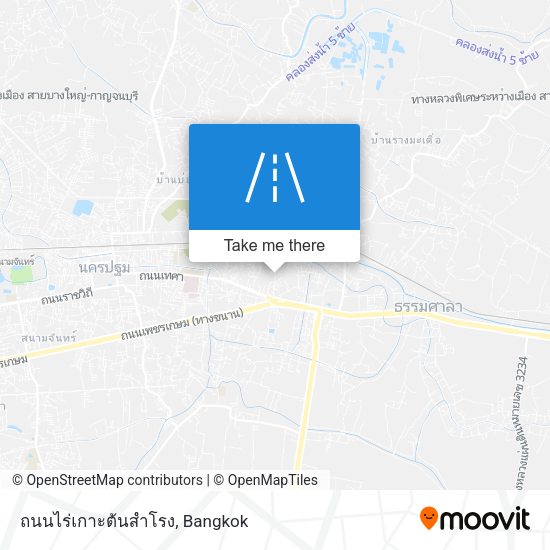 ถนนไร่เกาะต้นสำโรง map