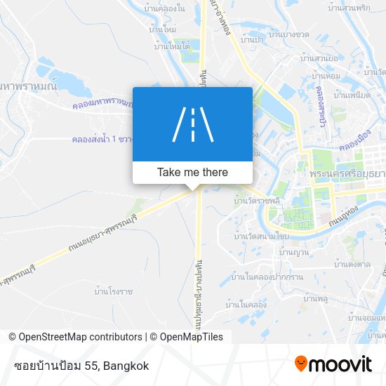 ซอยบ้านป้อม 55 map