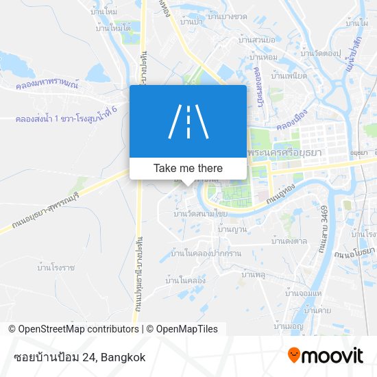 ซอยบ้านป้อม 24 map
