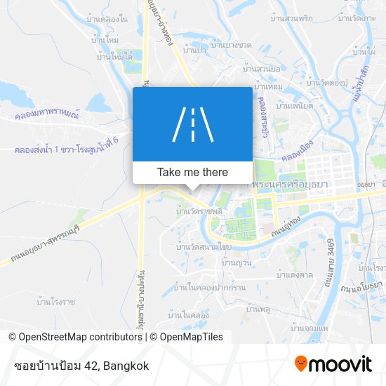 ซอยบ้านป้อม 42 map