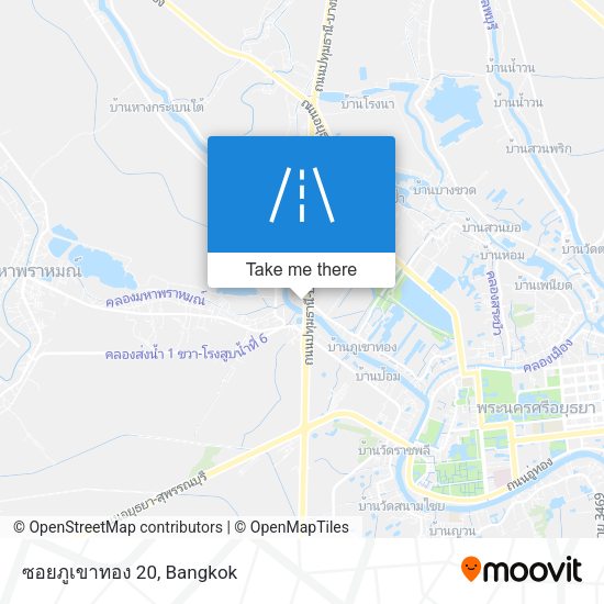ซอยภูเขาทอง 20 map