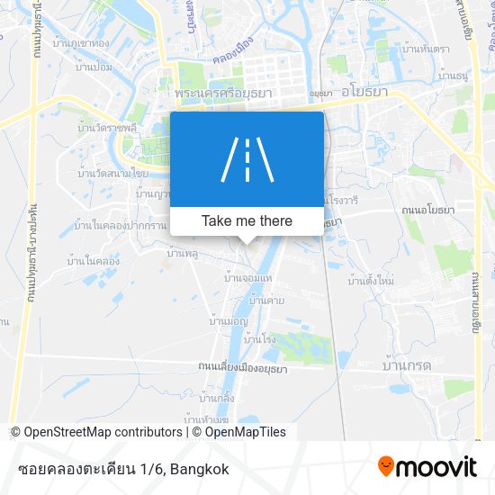 ซอยคลองตะเคียน 1/6 map