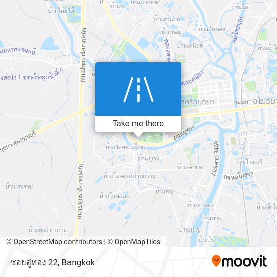ซอยอู่ทอง 22 map
