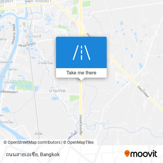 ถนนสายเอเชีย map