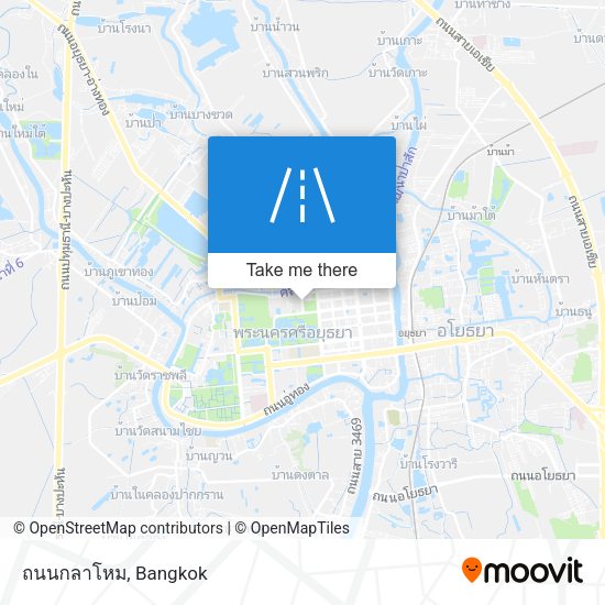 ถนนกลาโหม map