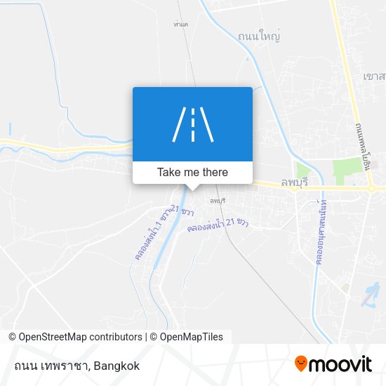 ถนน เทพราชา map