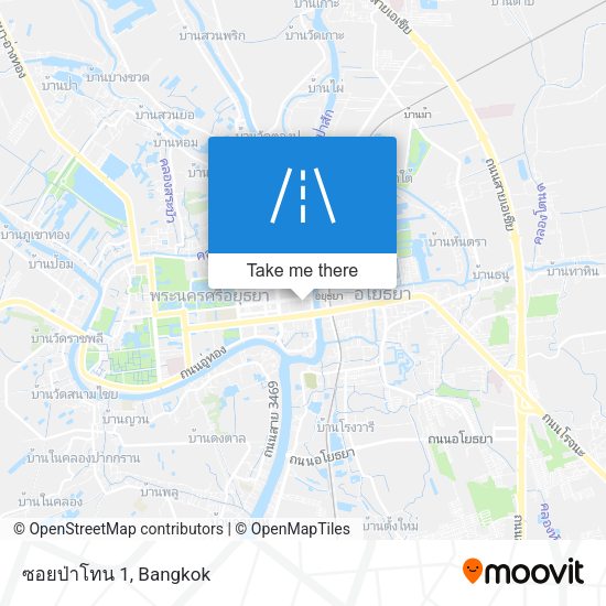 ซอยป่าโทน 1 map