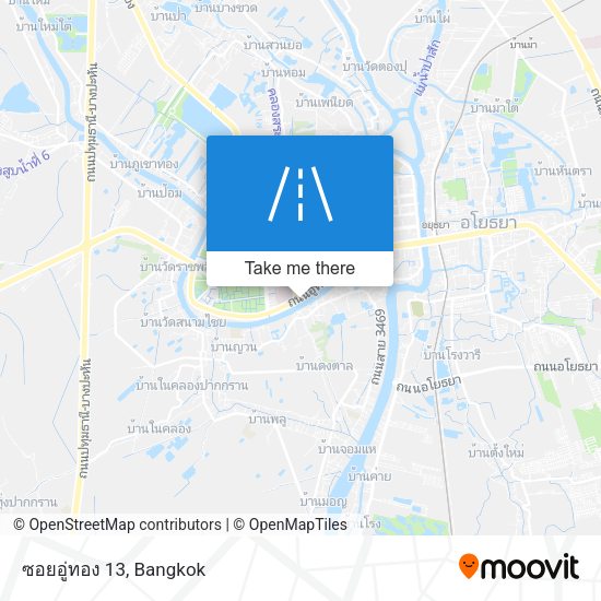 ซอยอู่ทอง 13 map