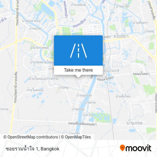 ซอยรวมน้ำใจ 1 map