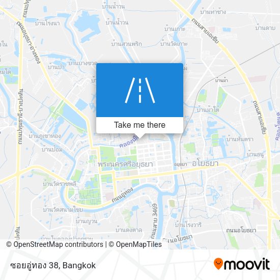 ซอยอู่ทอง 38 map