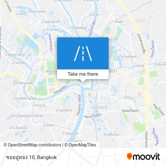 ซอยอู่ทอง 10 map