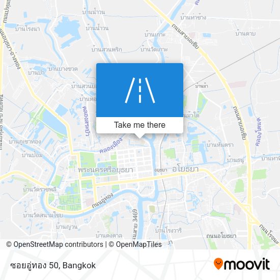 ซอยอู่ทอง 50 map