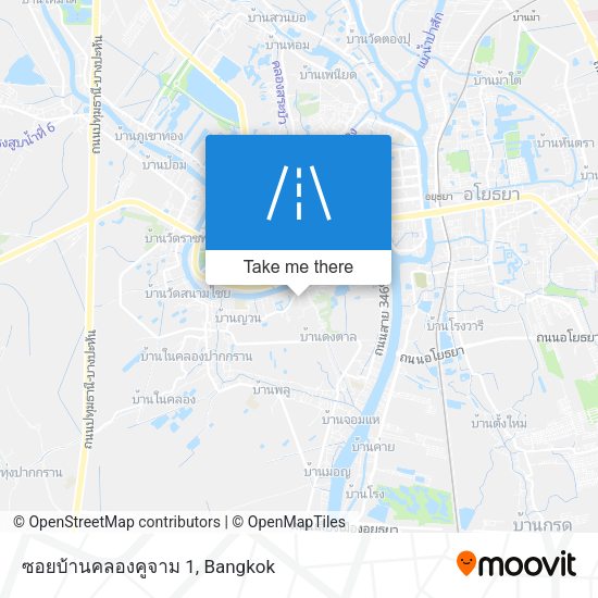 ซอยบ้านคลองคูจาม 1 map