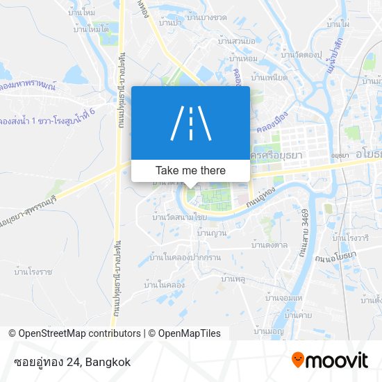 ซอยอู่ทอง 24 map