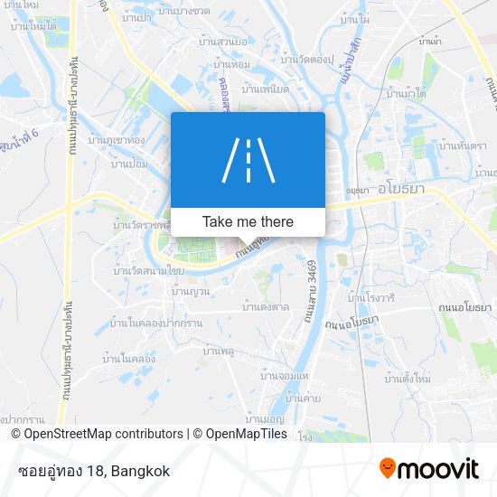ซอยอู่ทอง 18 map