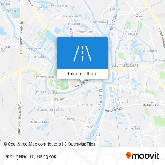 ซอยอู่ทอง 16 map