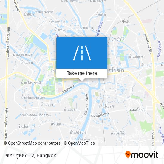 ซอยอู่ทอง 12 map