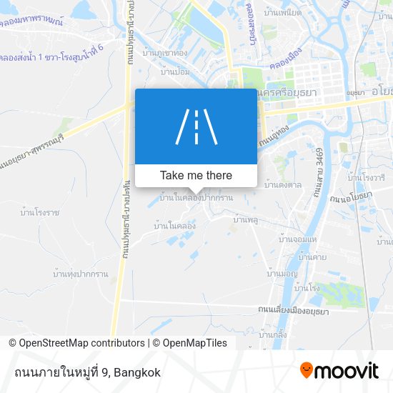 ถนนภายในหมู่ที่ 9 map