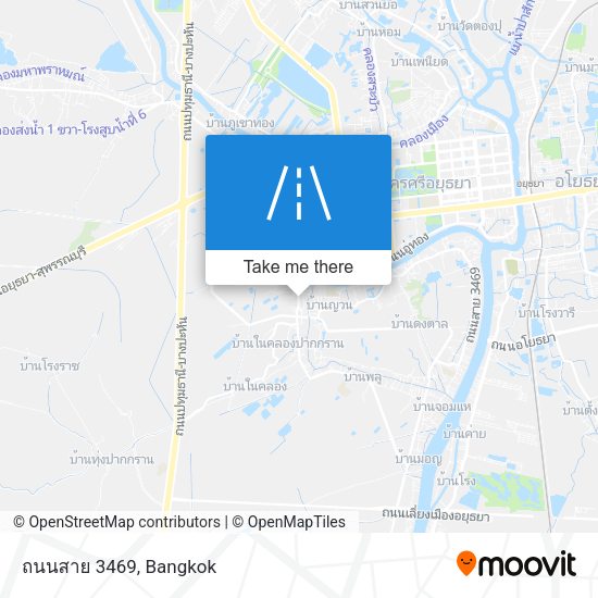 ถนนสาย 3469 map