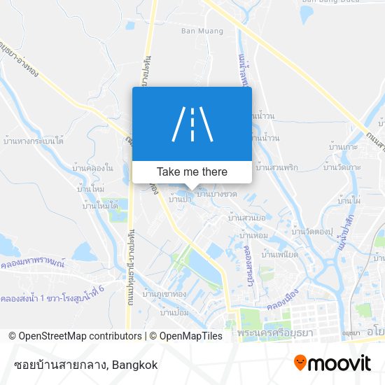 ซอยบ้านสายกลาง map