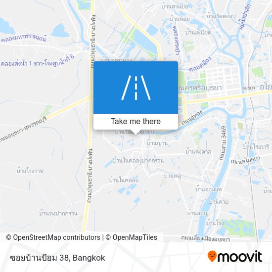 ซอยบ้านป้อม 38 map