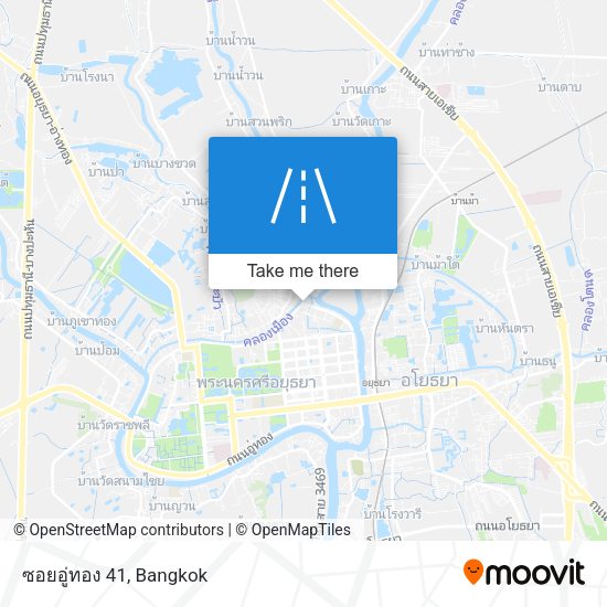 ซอยอู่ทอง 41 map