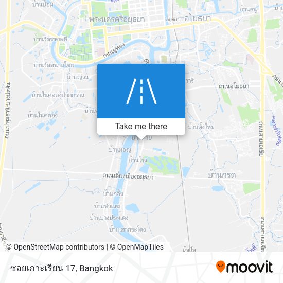 ซอยเกาะเรียน 17 map
