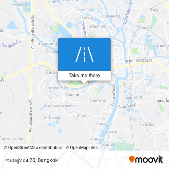 ซอยอู่ทอง 20 map