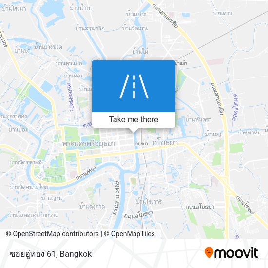 ซอยอู่ทอง 61 map