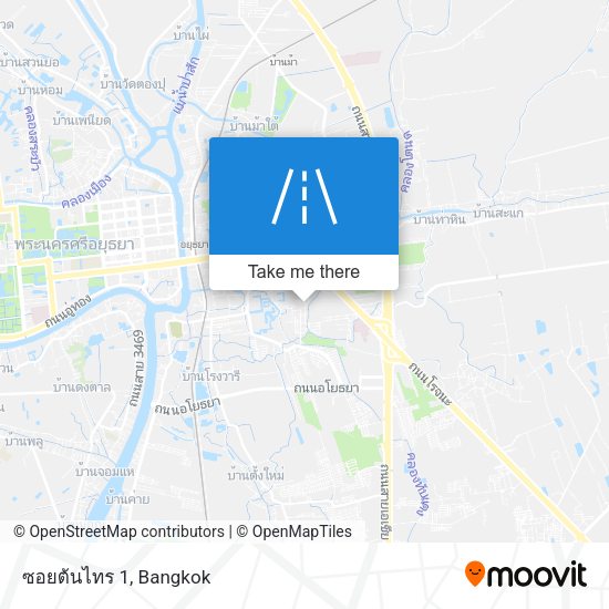 ซอยต้นไทร 1 map