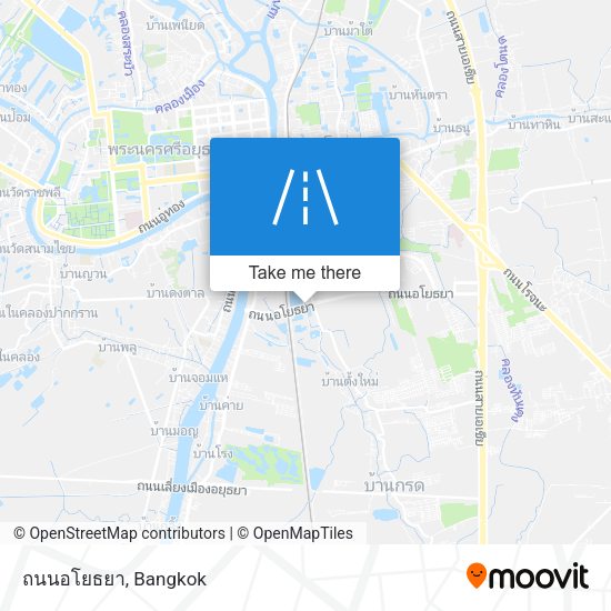 ถนนอโยธยา map