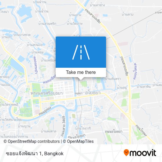 ซอยแจ้งพัฒนา 1 map