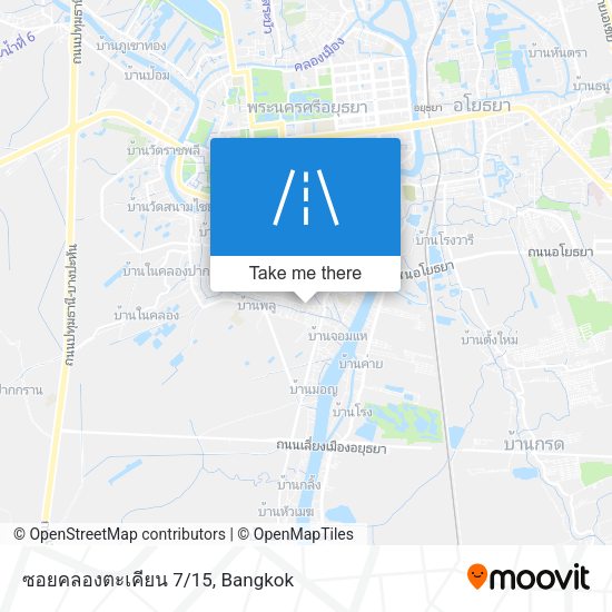 ซอยคลองตะเคียน 7/15 map