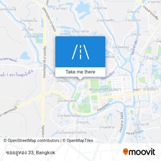 ซอยอู่ทอง 33 map