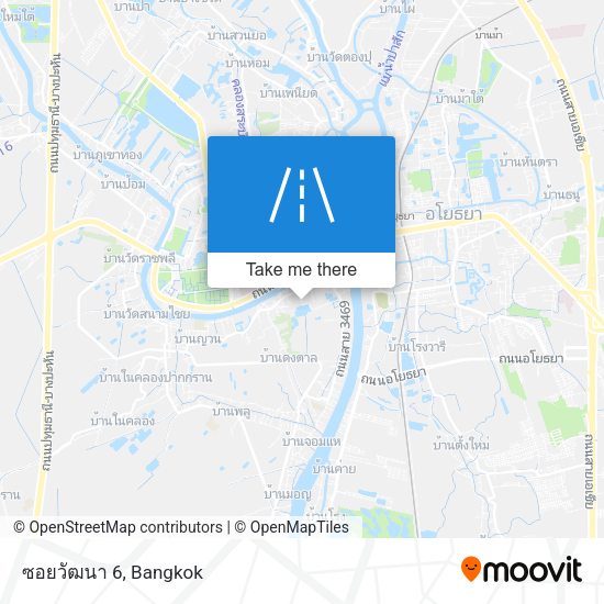 ซอยวัฒนา 6 map
