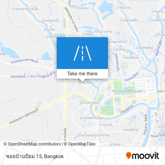 ซอยบ้านป้อม 15 map
