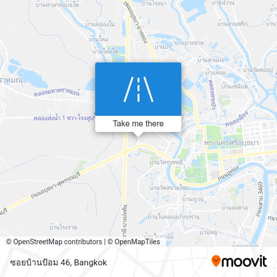 ซอยบ้านป้อม 46 map