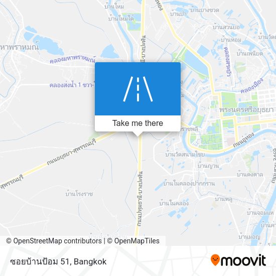 ซอยบ้านป้อม 51 map