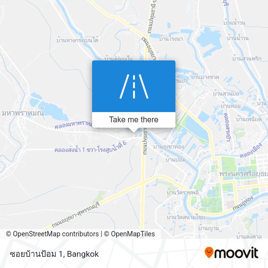ซอยบ้านป้อม 1 map