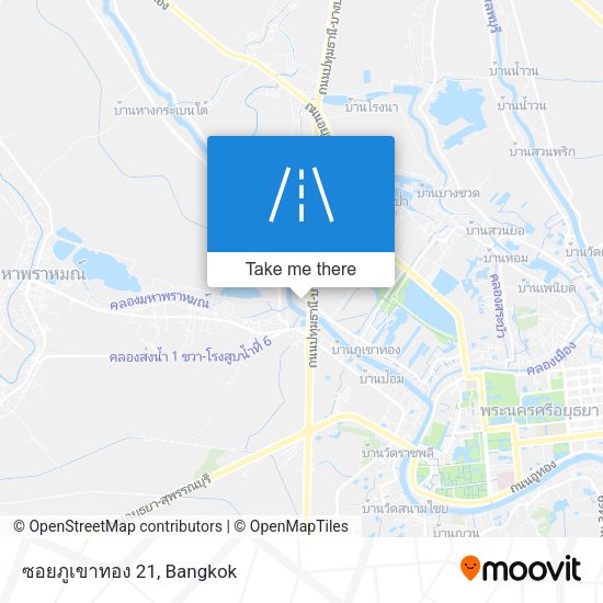 ซอยภูเขาทอง 21 map