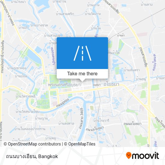 ถนนบางเอียน map