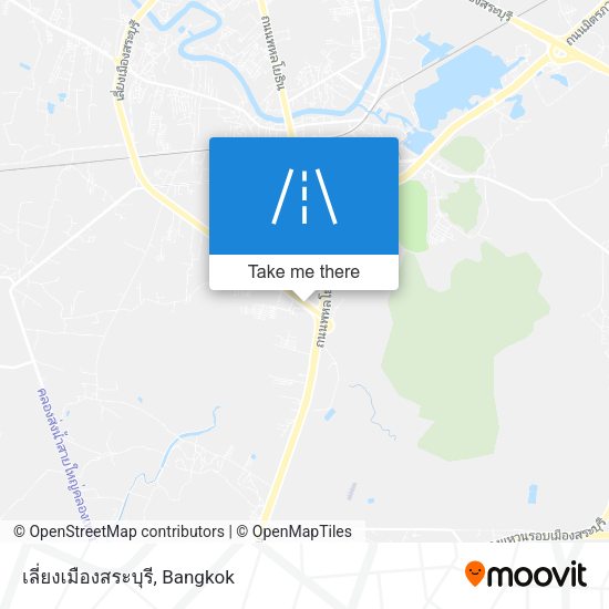 เลี่ยงเมืองสระบุรี map