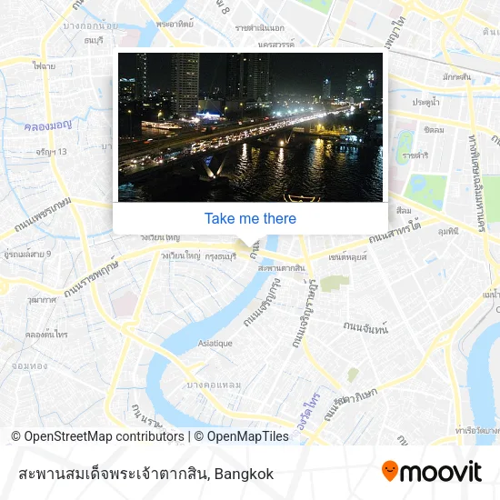 สะพานสมเด็จพระเจ้าตากสิน map
