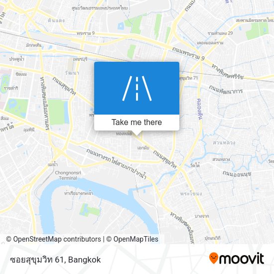 ซอยสุขุมวิท 61 map