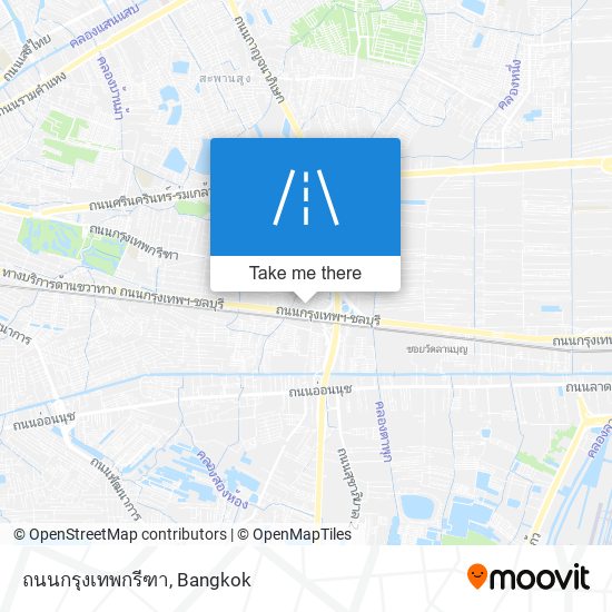 ถนนกรุงเทพกรีฑา map