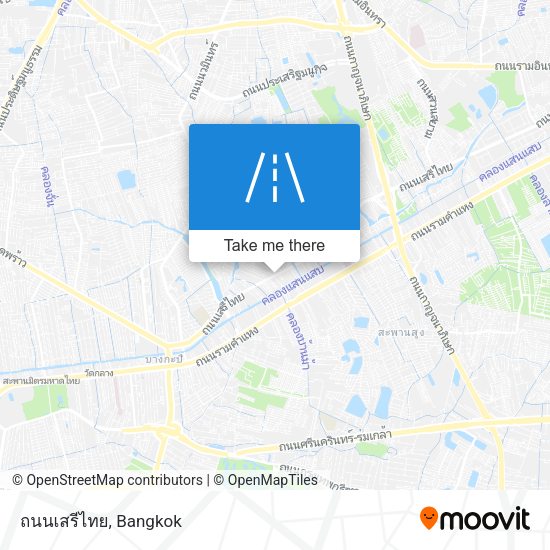 ถนนเสรีไทย map