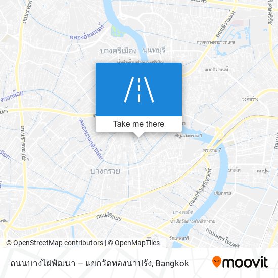 ถนนบางไผ่พัฒนา – แยกวัดทองนาปรัง map